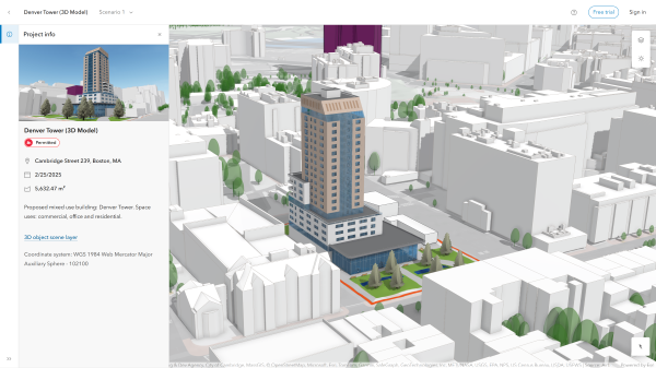 Viewing experience for a project in Boston Viewing experience for a project in Boston